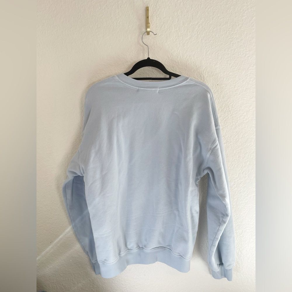 Free People Daydreamer HAWAII SURF oversized boyfriend sweatshirt in pastel blue - Picture 7 of 7
